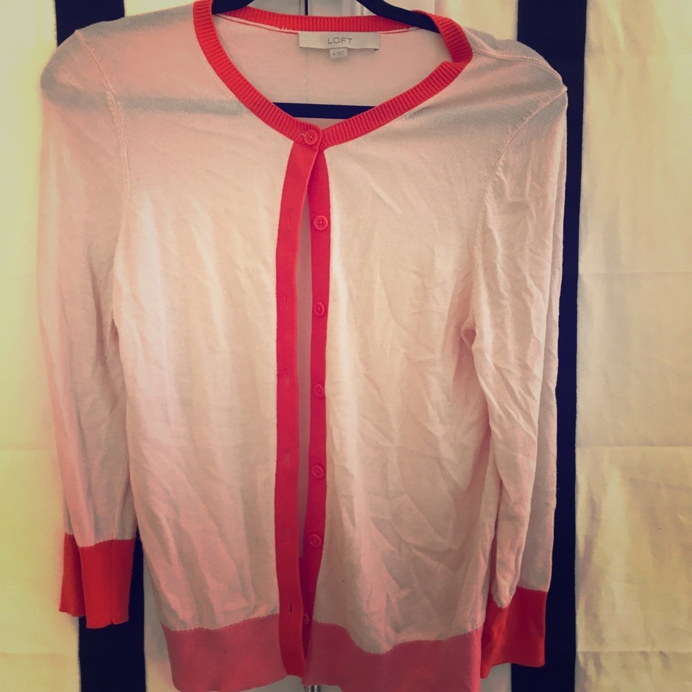Loft 3/4 sleeve cardigan